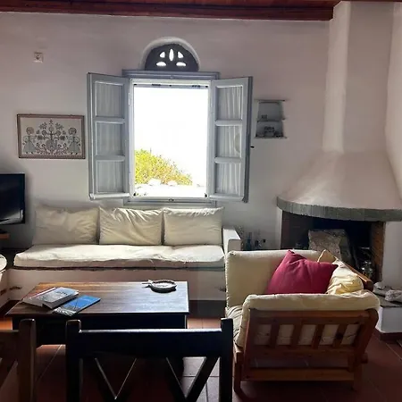 White And Blue Tinos House